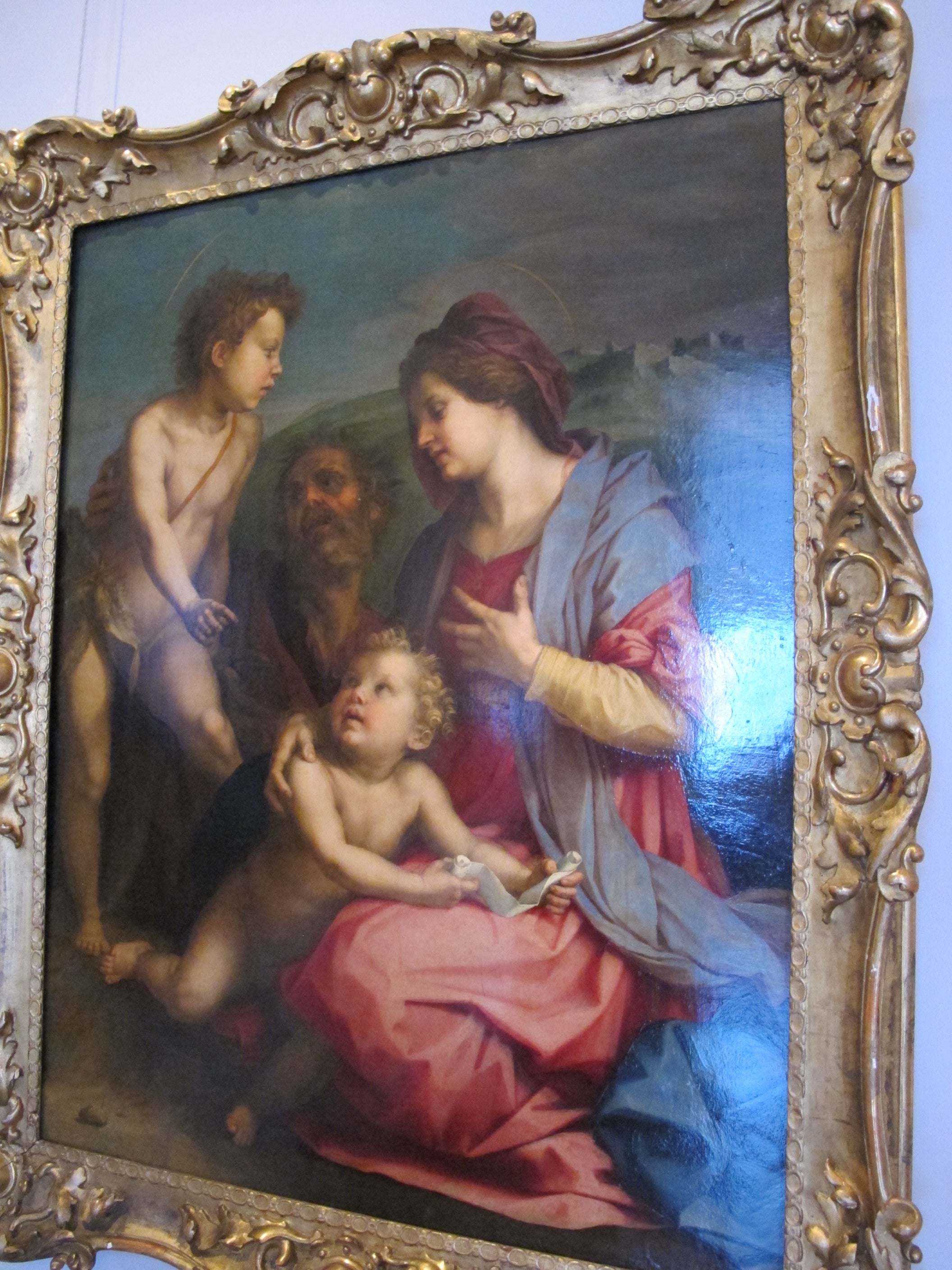 Sainte Famille avec saint Jean Baptiste - Andrea del Sarto