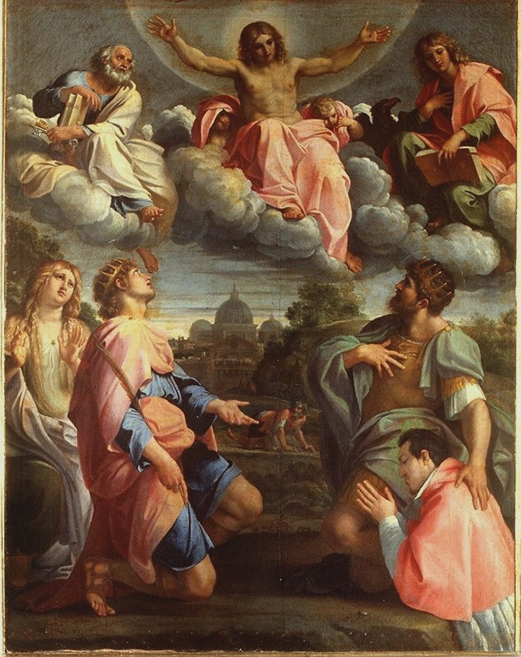 Christ dans la gloire - Annibale Carracci