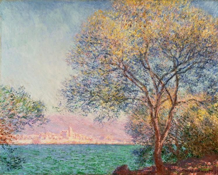 🌅 앙티브, 아침 – 클로드 모네 (1888)