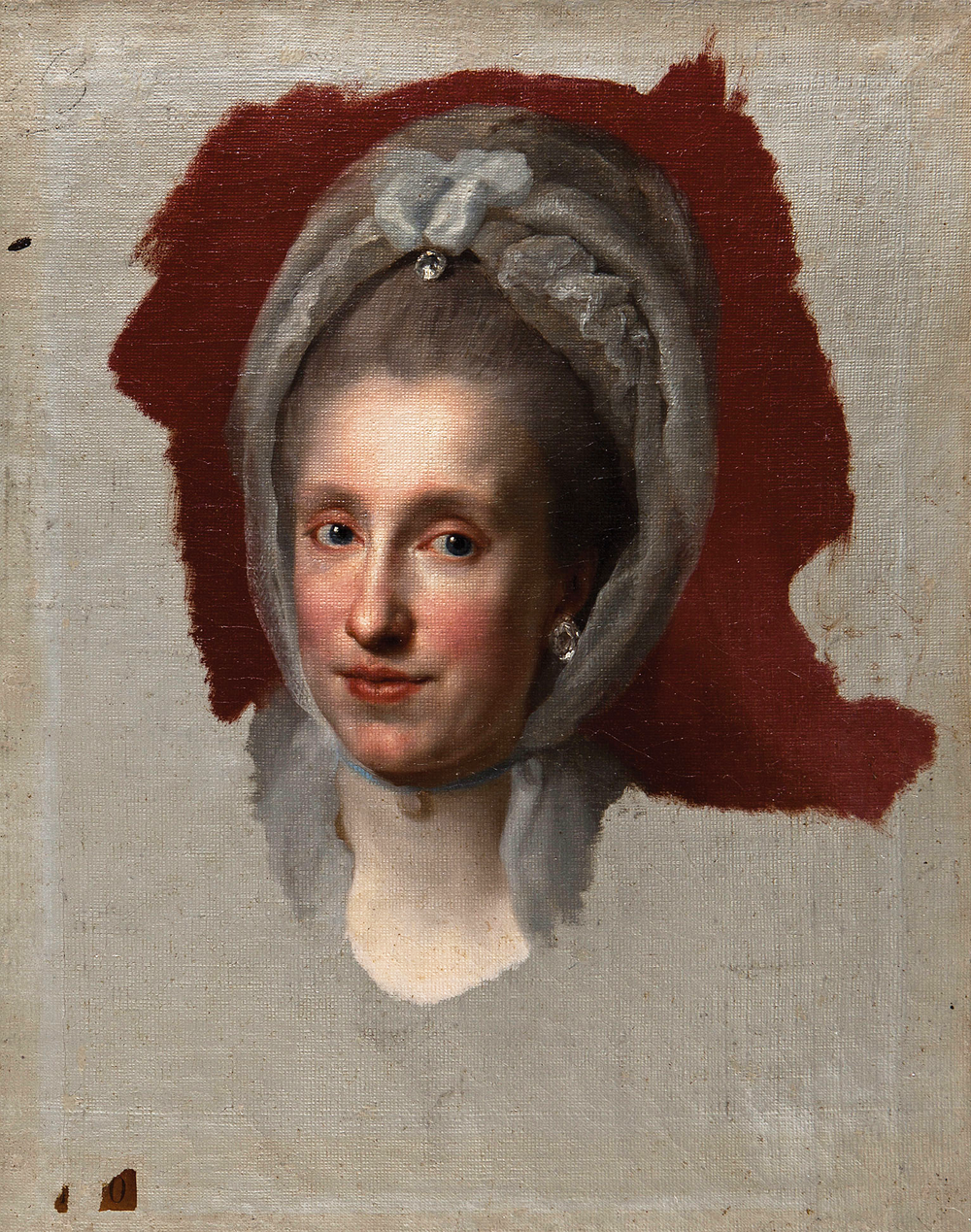 Portrait de Marie-Louise d'Espagne (1745-1792) - Anton Raphael Mengs image 1 reproduction artisanale de tableau