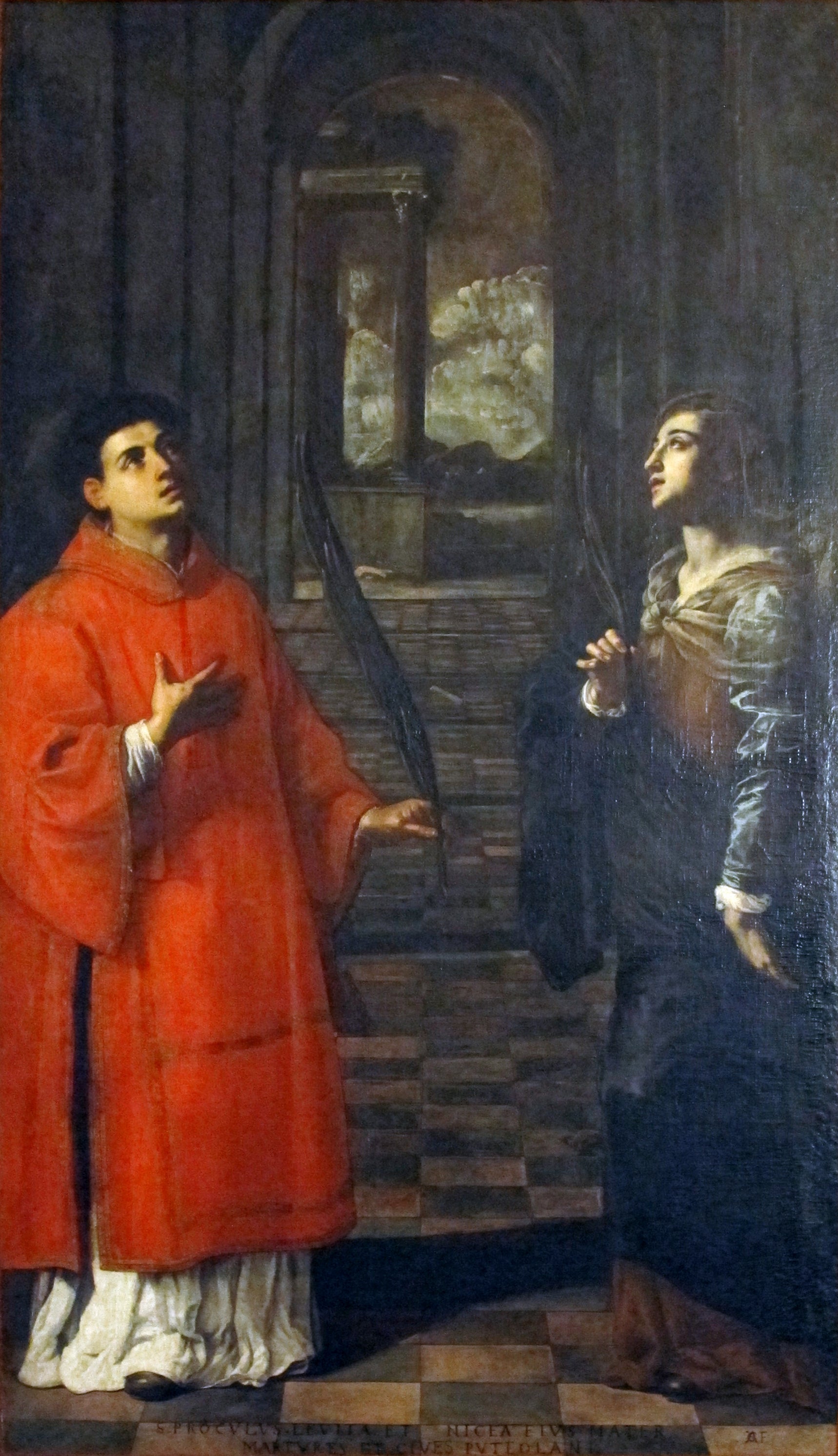 Sainte Procule de Pouzzoles et sa mère de Santa Nicée - Artemisia Gentileschi