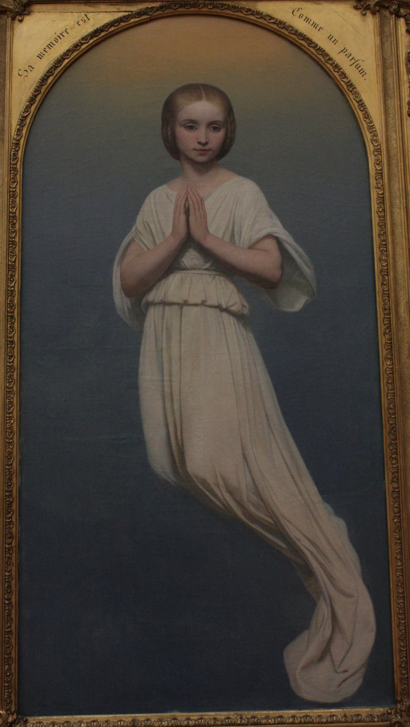 사망 후의 몽블랑 부인상을 묘사한 천사상 - Ary Scheffer