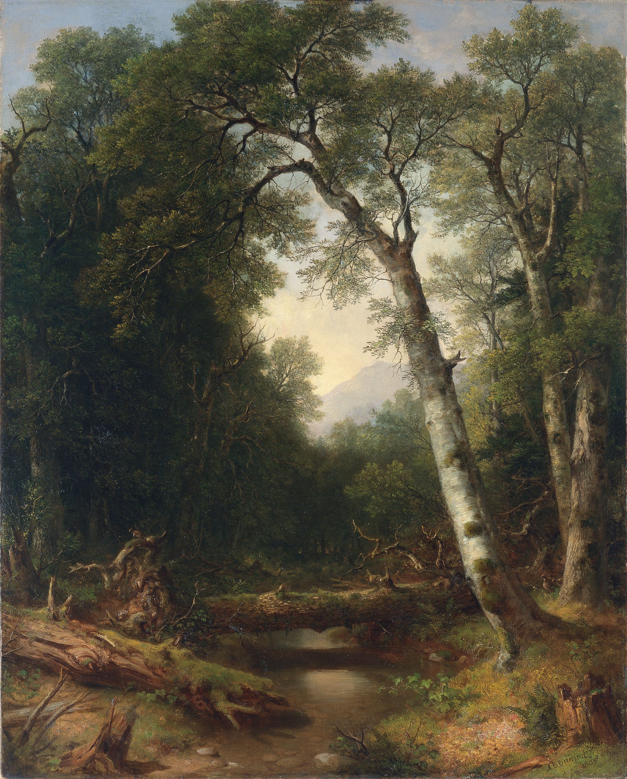Un ruisseau dans les bois - Asher Brown Durand