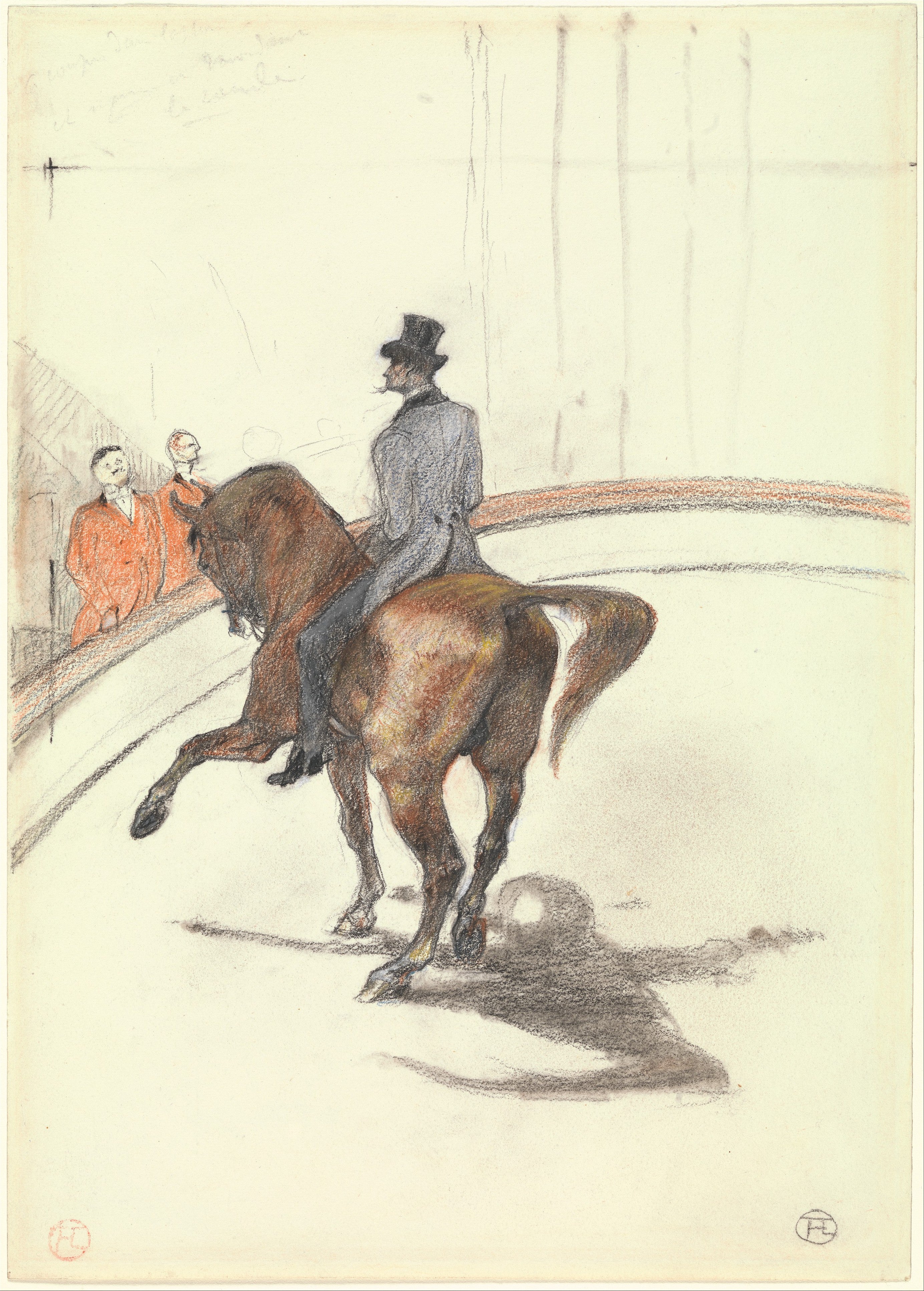 Reproduction du tableau « Au Cirque : Le Pas espagnol - Henri de Toulouse-Lautrec » par Alpha Reproduction en peinture à l’huile