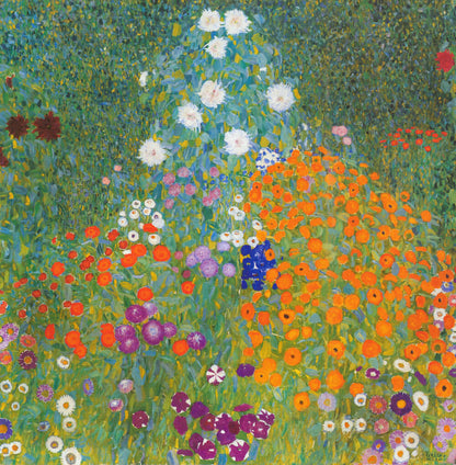 🌸🎨 코티지 가든 – 구스타프 클림트 (약 1907년)