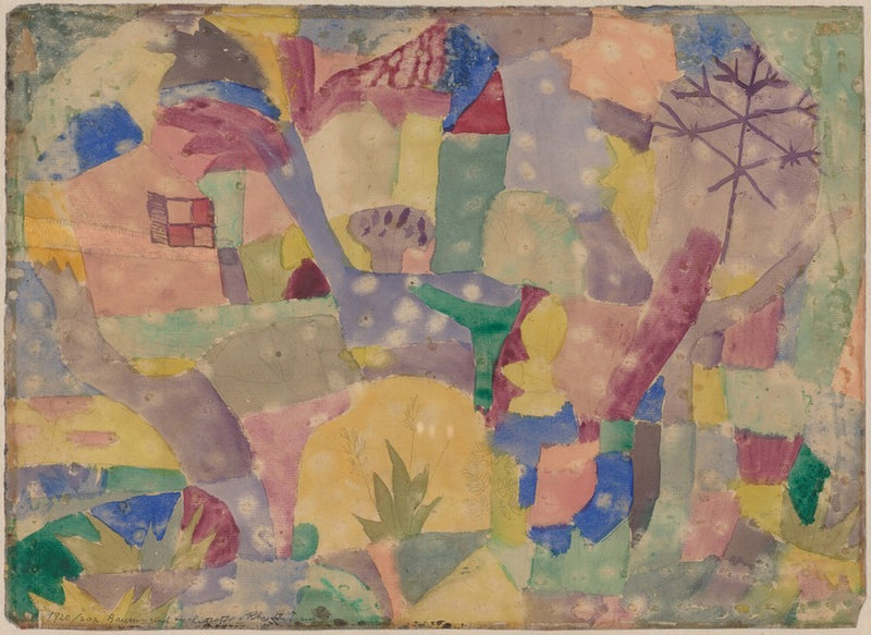 Tree and Architecture―Rhythms (1920) - Paul Klee