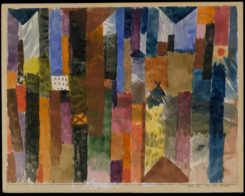 Before the Town - Paul Klee