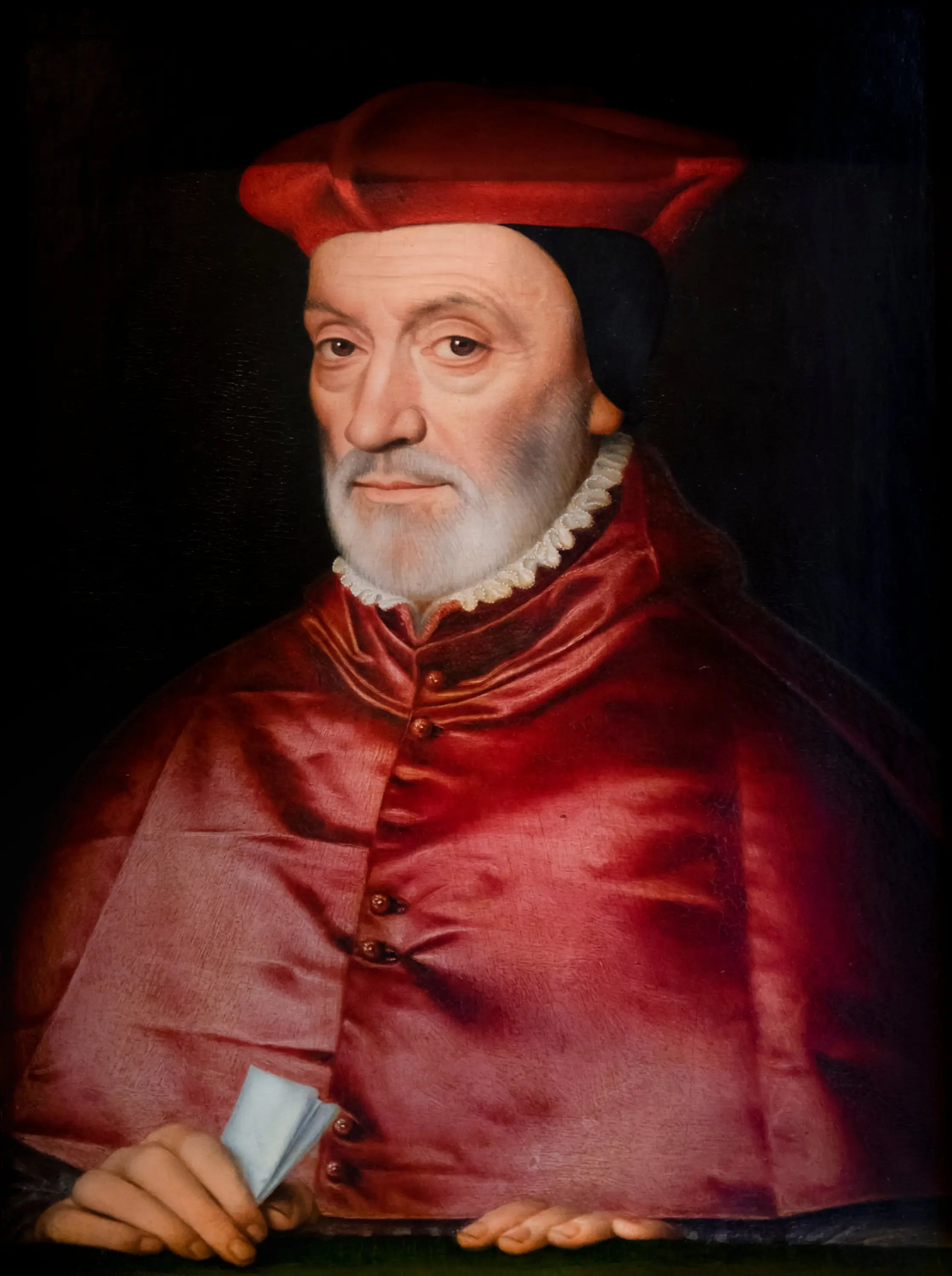 Portrait de Jean Bertrand archevêque et cardinal de Sens - Jean Clouet - Alpha Reproduction