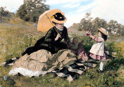 Une couronne pour maman - Gyula Benczúr