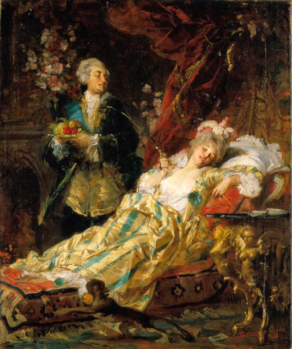 Louis XV et Madame Dubarry - Gyula Benczúr