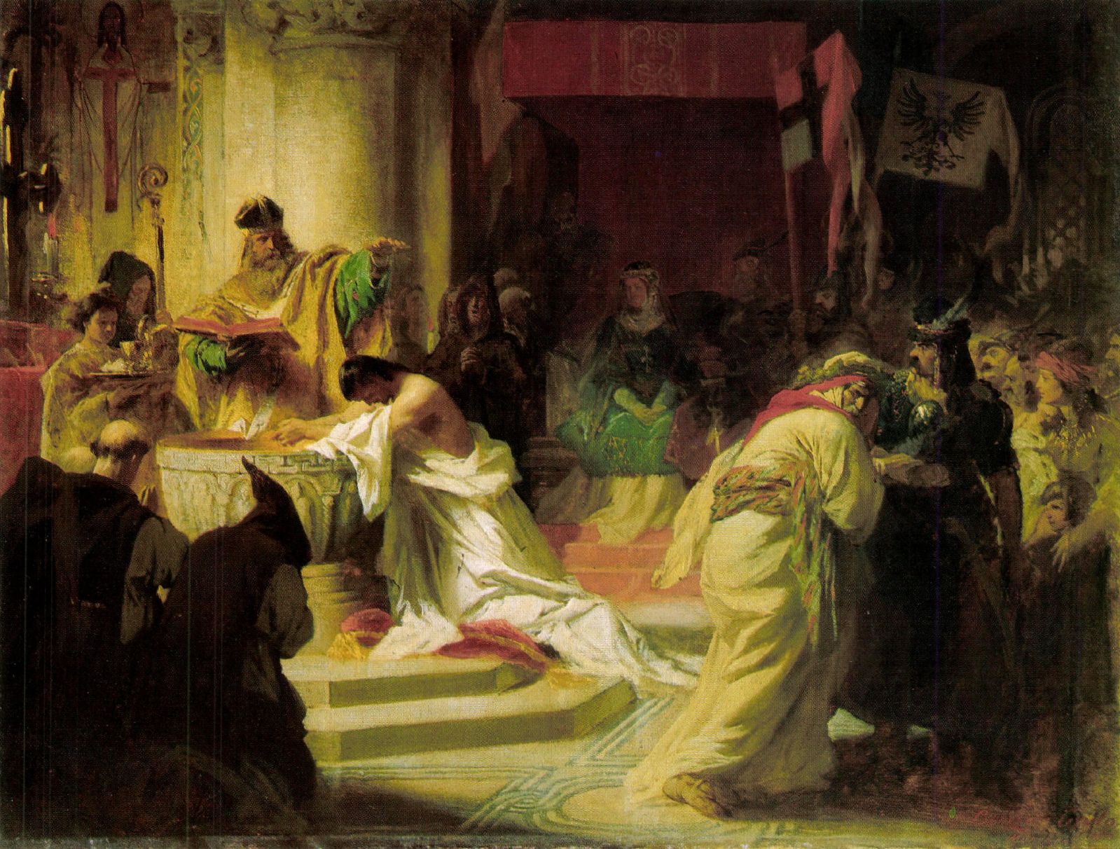 Le baptême de Vajk - Gyula Benczúr