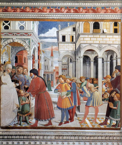 L’école de Tagaste - Benozzo Gozzoli - Alpha Reproduction