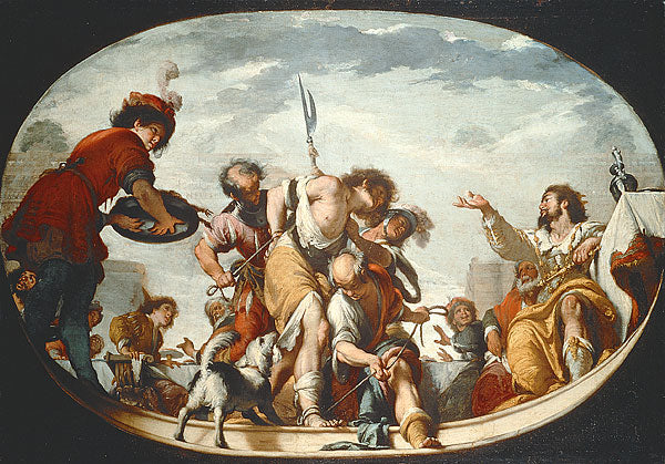 La parabole des invités de mariage - Bernardo Strozzi