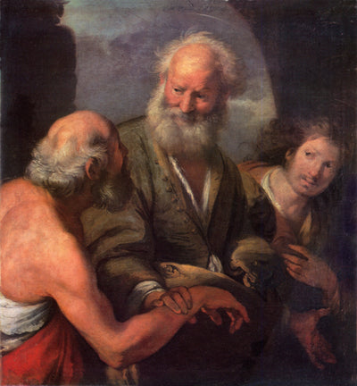 Saint Pierre guérit le mendiant boiteux - Bernardo Strozzi