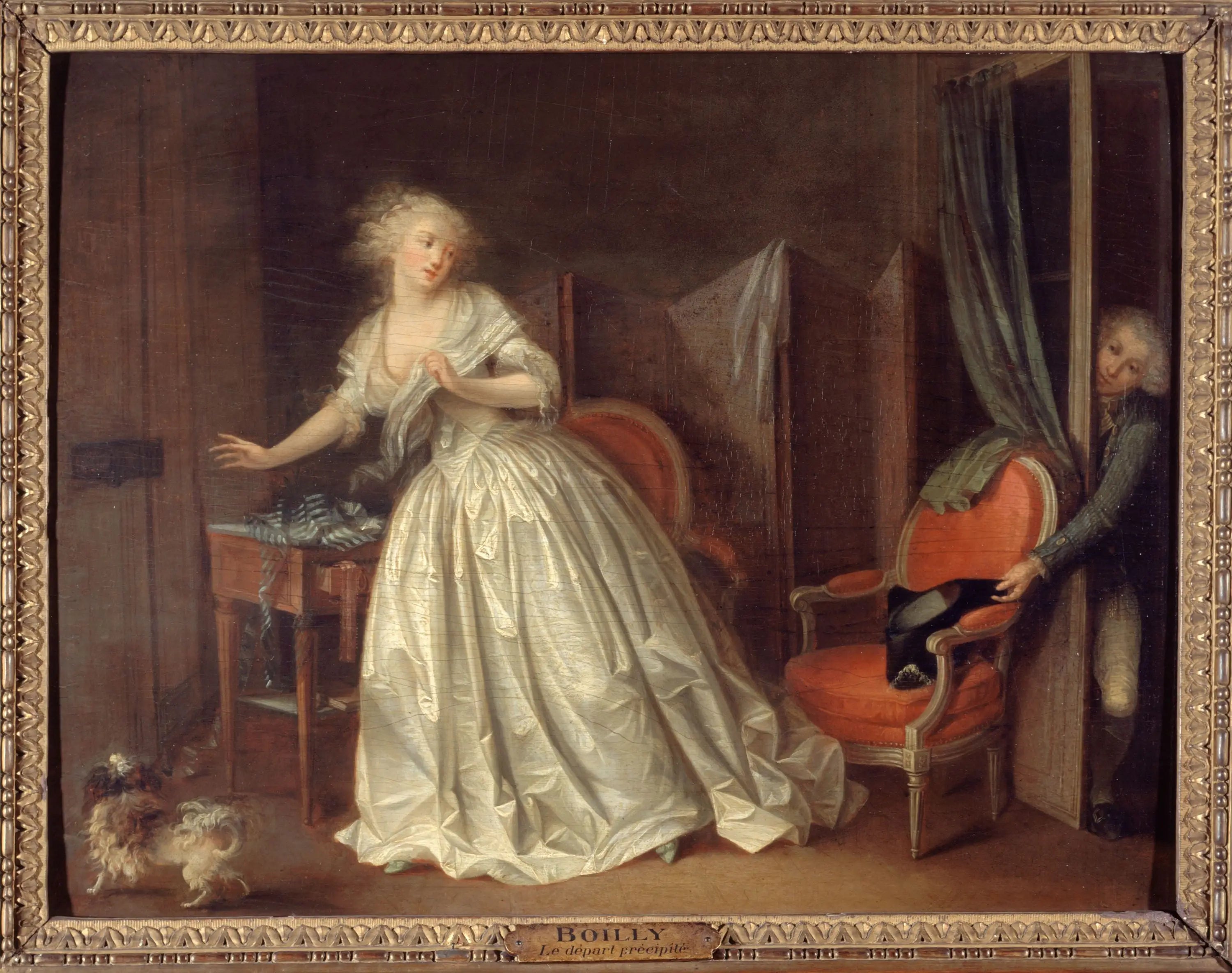 Le Départ précipité - Louis-Léopold Boilly - Alpha Reproduction