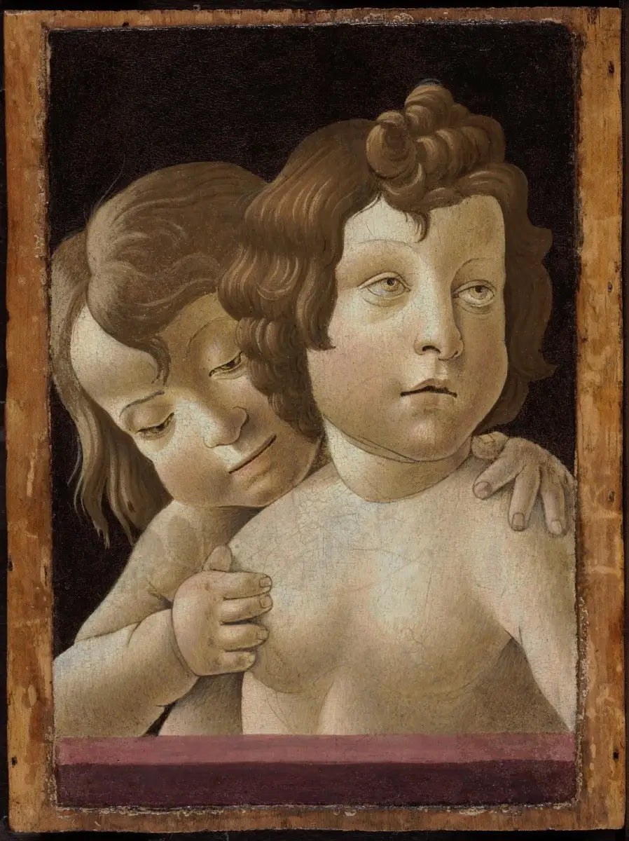 L’Enfant Jésus et le petit Jean-Baptiste - Sandro Botticelli - Alpha Reproduction