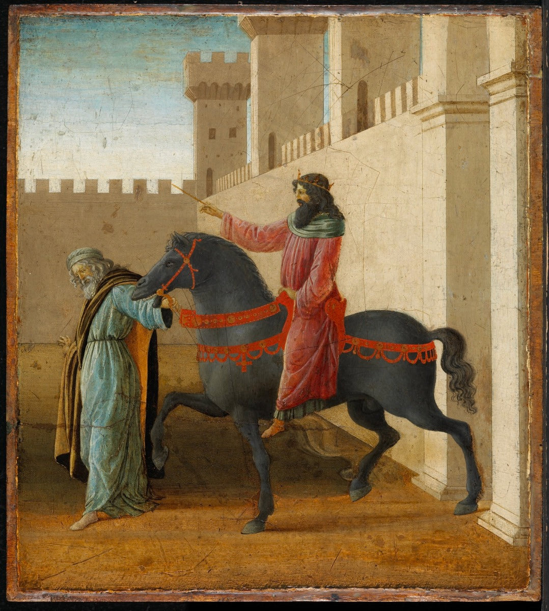 Le Triomphe de Mardochée - Filippino Lippi