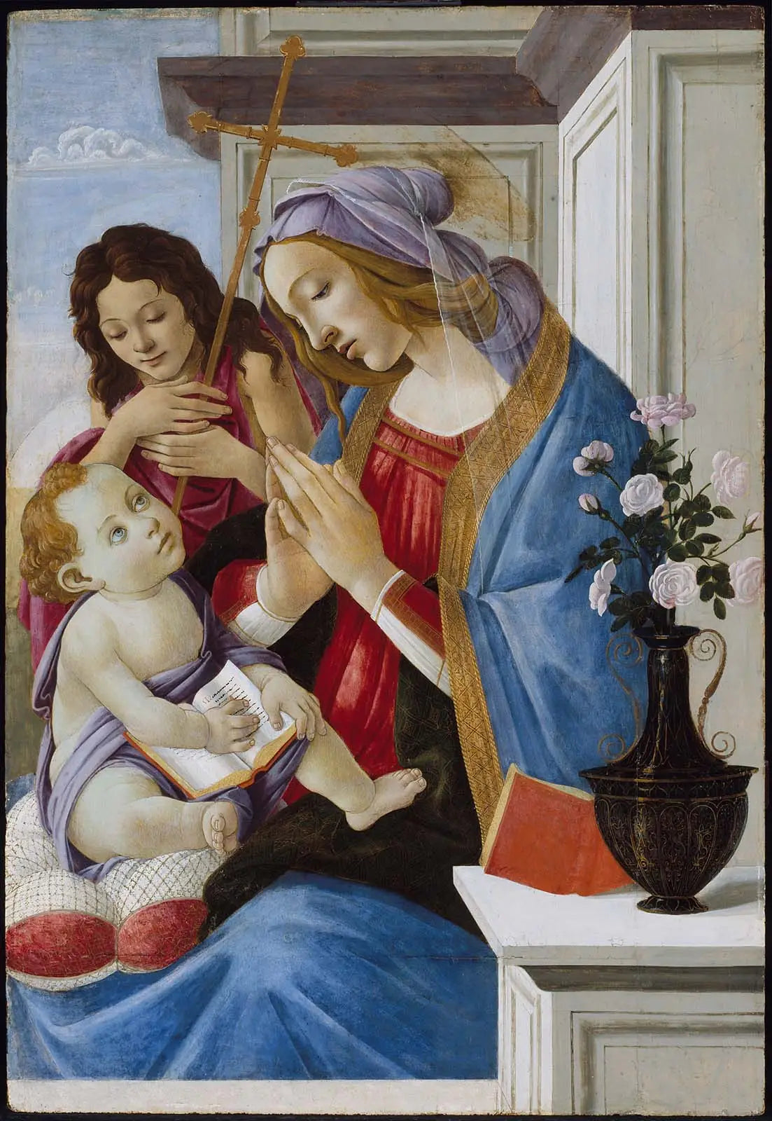 Vierge à l’Enfant avec saint Jean - Sandro Botticelli - Alpha Reproduction