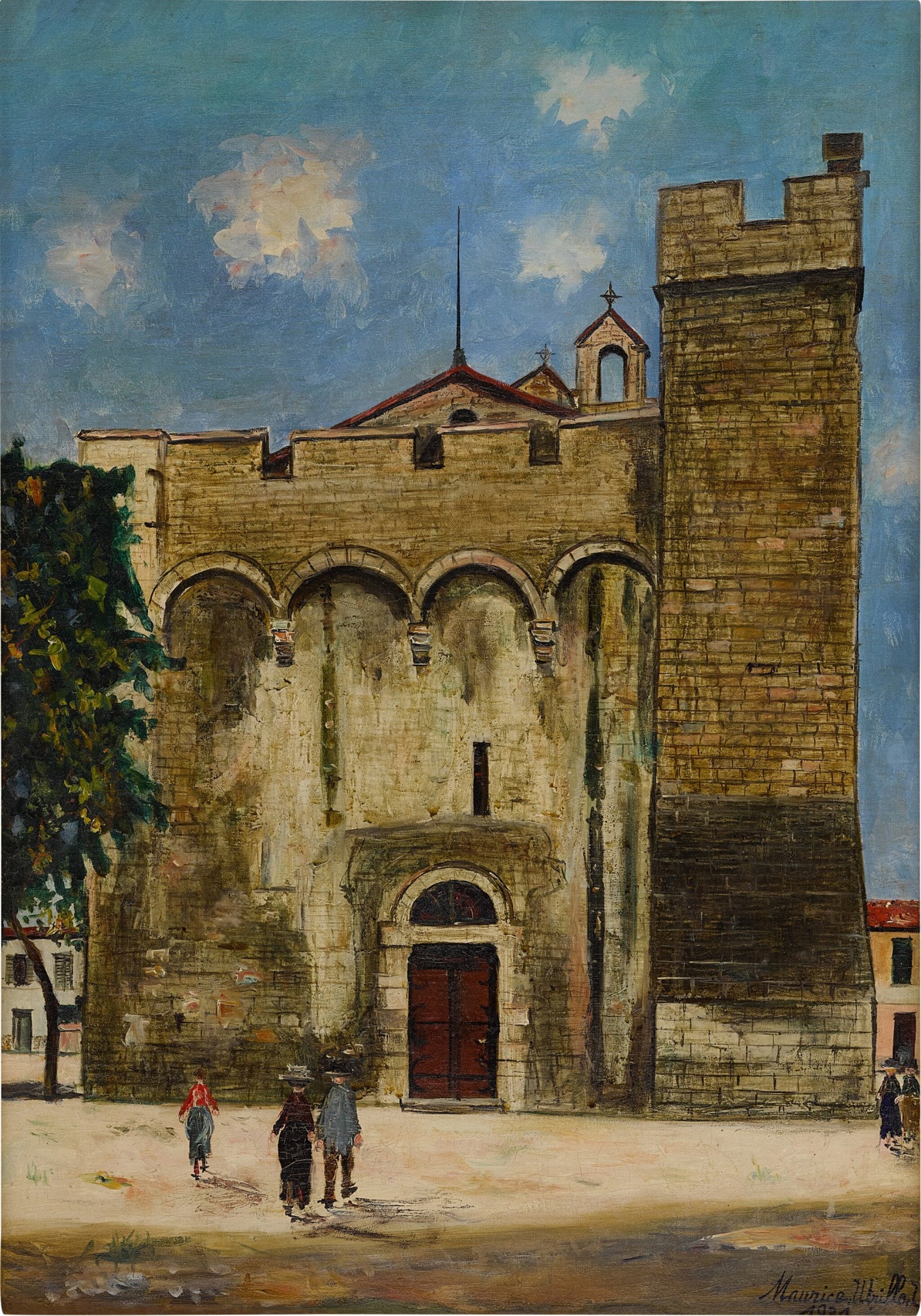 Église, Saintes-Maries-de-la-mer - Maurice Utrillo