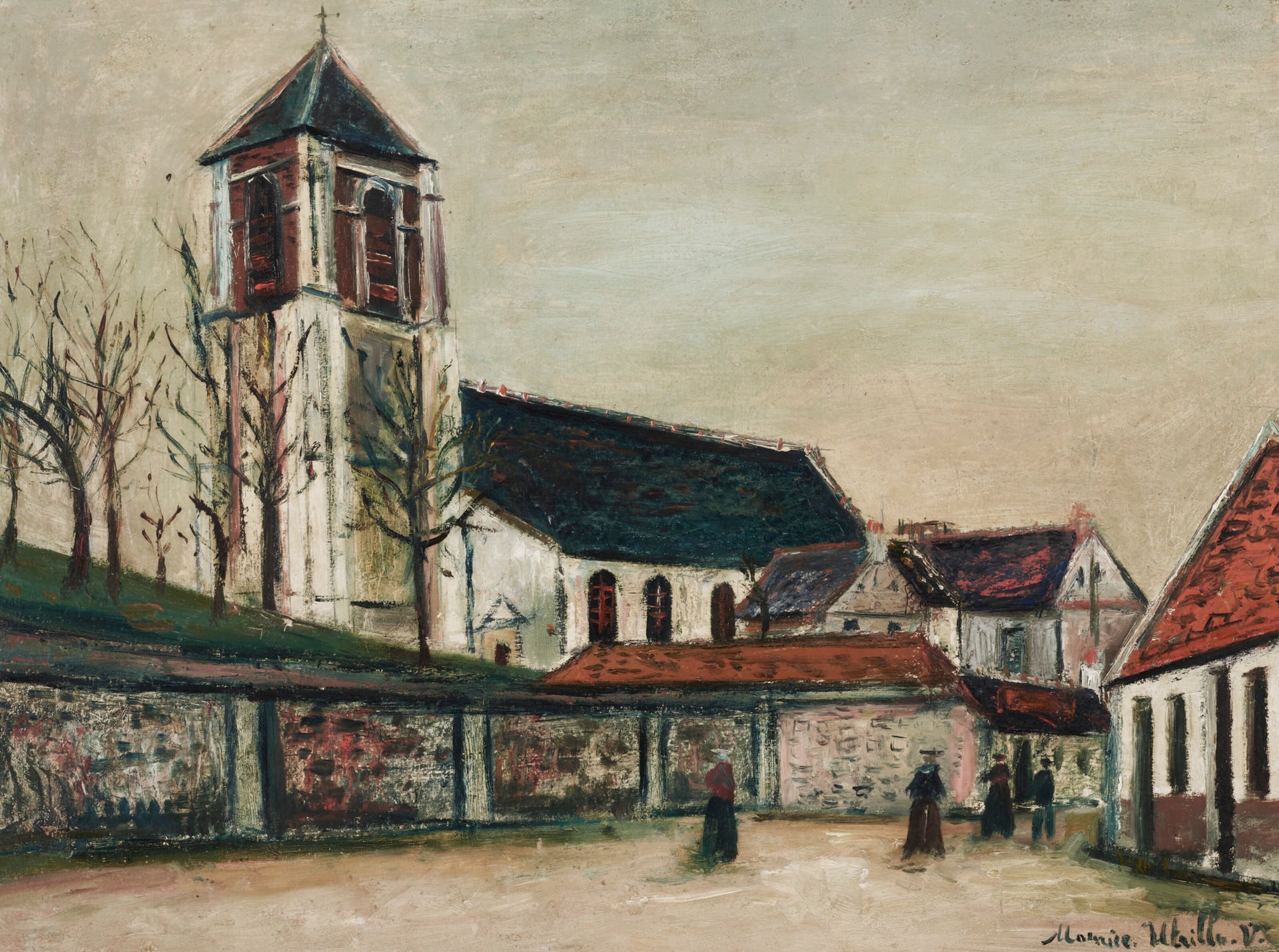 Église de Miraumont - Maurice Utrillo