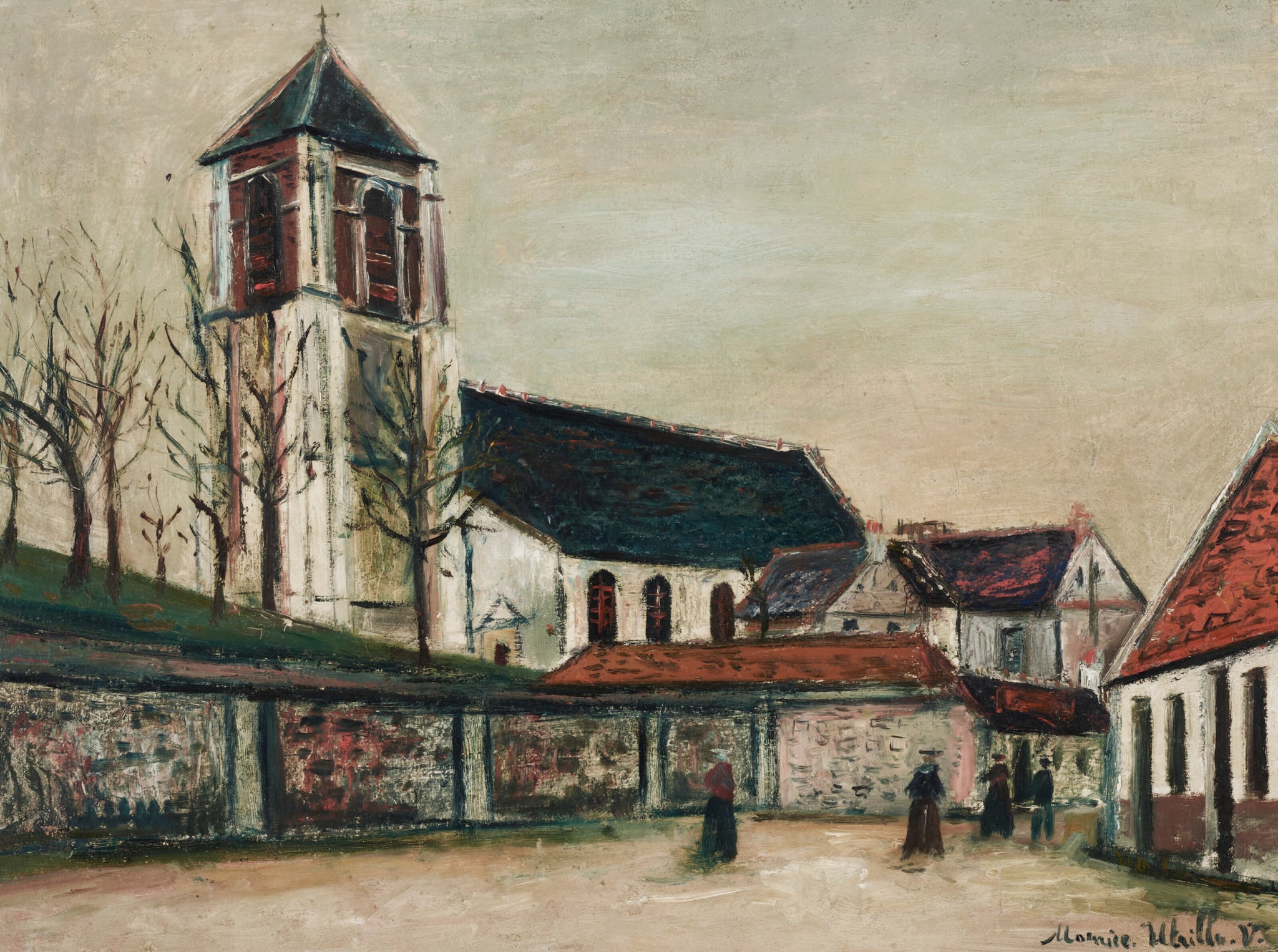 Église de Miraumont - Maurice Utrillo