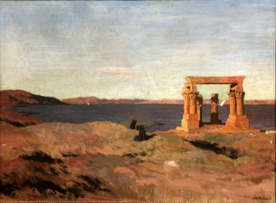 Le Temple de Kerdasa (Nubie) - René Ménard