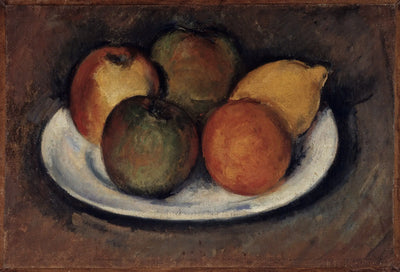 Reproduction du tableau « Pommes, orange et citron - Paul Cézanne » par Alpha Reproduction en peinture à l’huile
