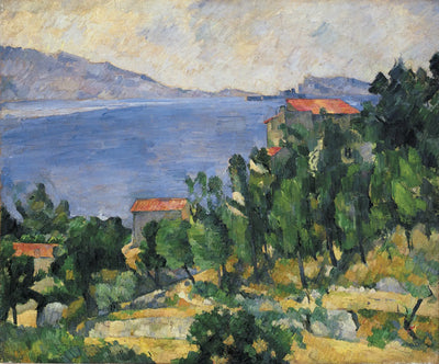Reproduction du tableau « La Baie de l'Estaque vue de l'est - Paul Cézanne » par Alpha Reproduction en peinture à l’huile