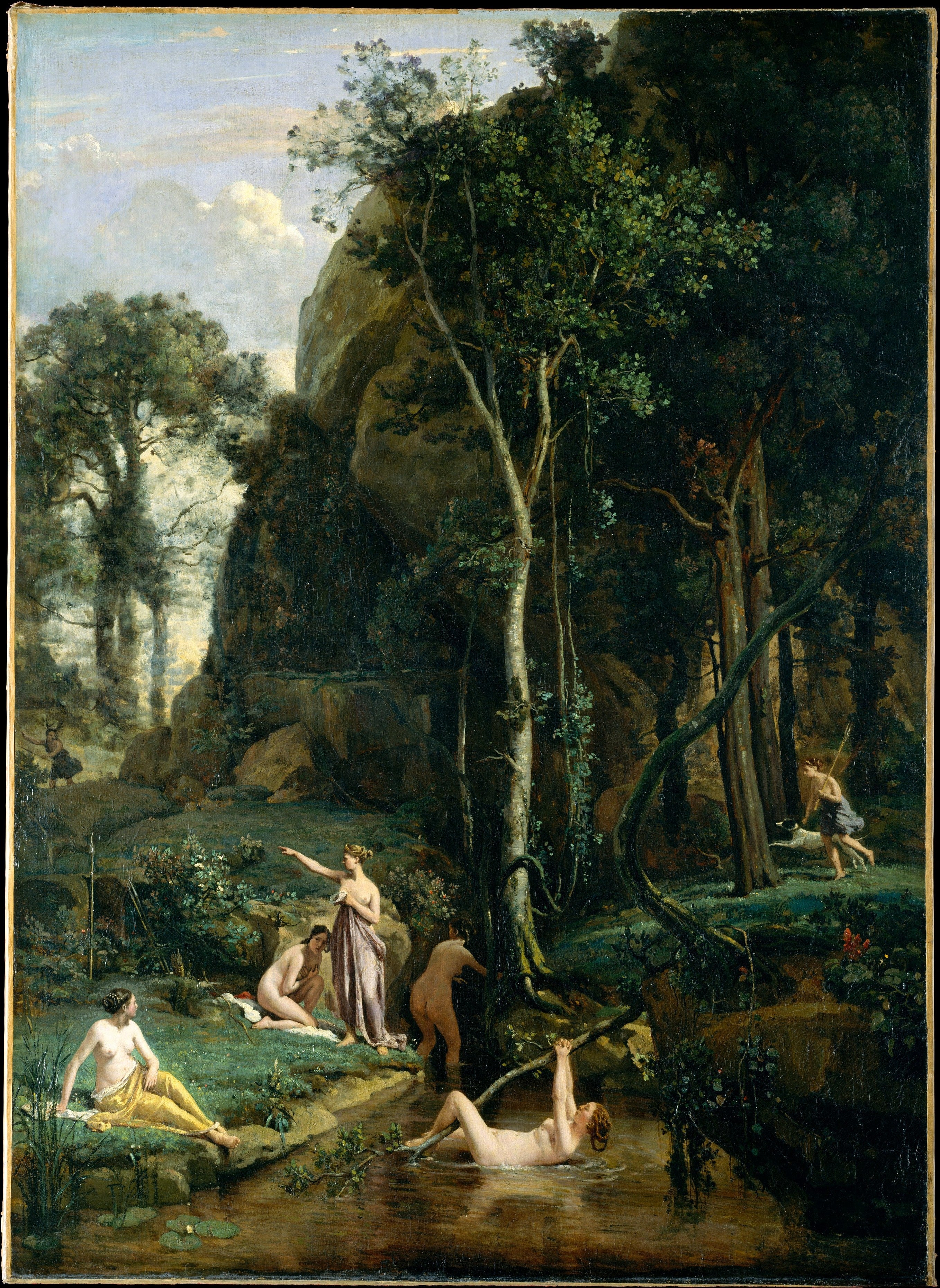 Diane et Actéon - Jean-Baptiste Camille Corot