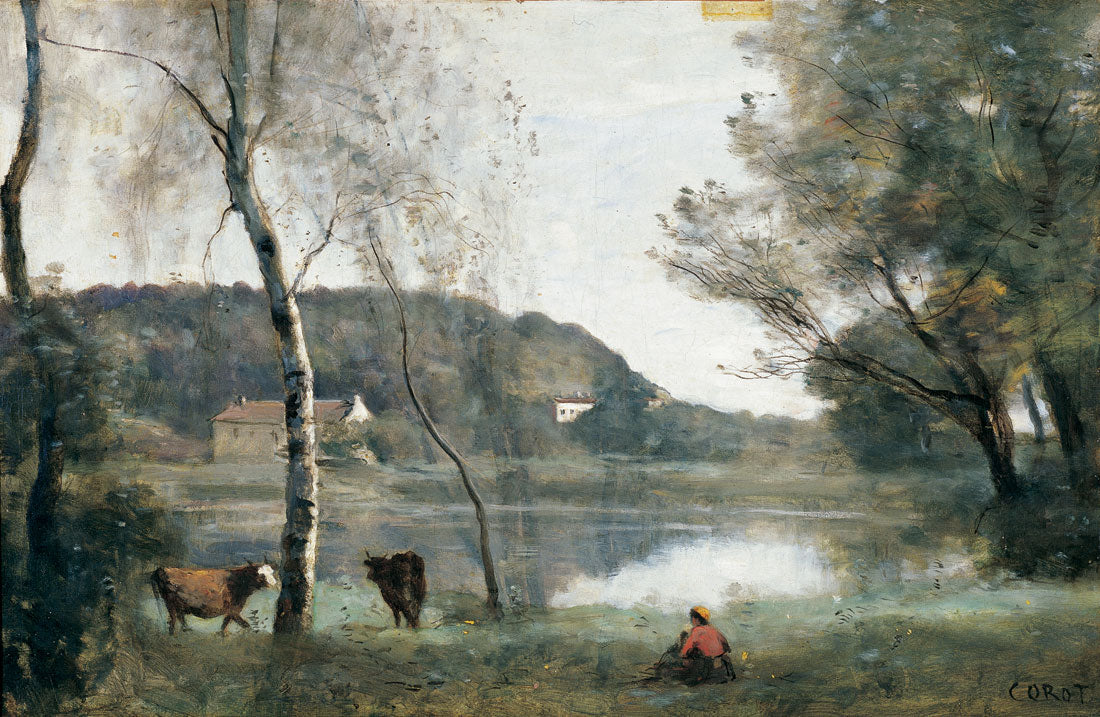 L'Étang de ville d'Avray - Jean-Baptiste Camille Corot