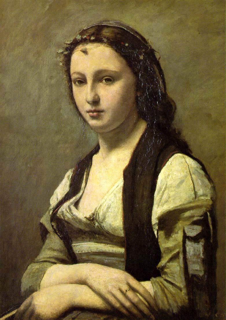 La Femme à la perle - Jean-Baptiste Camille Corot