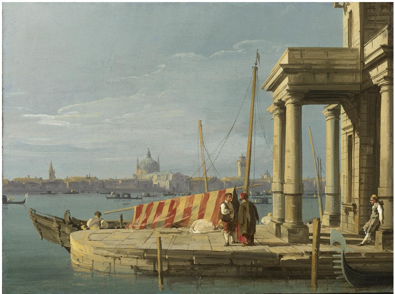 Le quai de la Pointe de la Douane - Canaletto