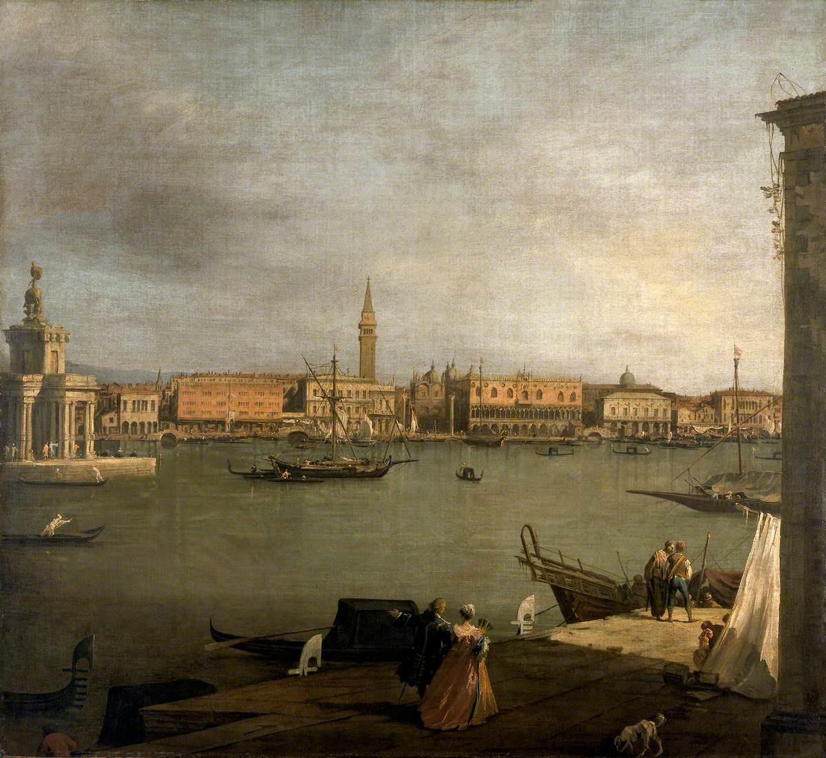 Bassin de San Marco depuis la Giudecca - Canaletto