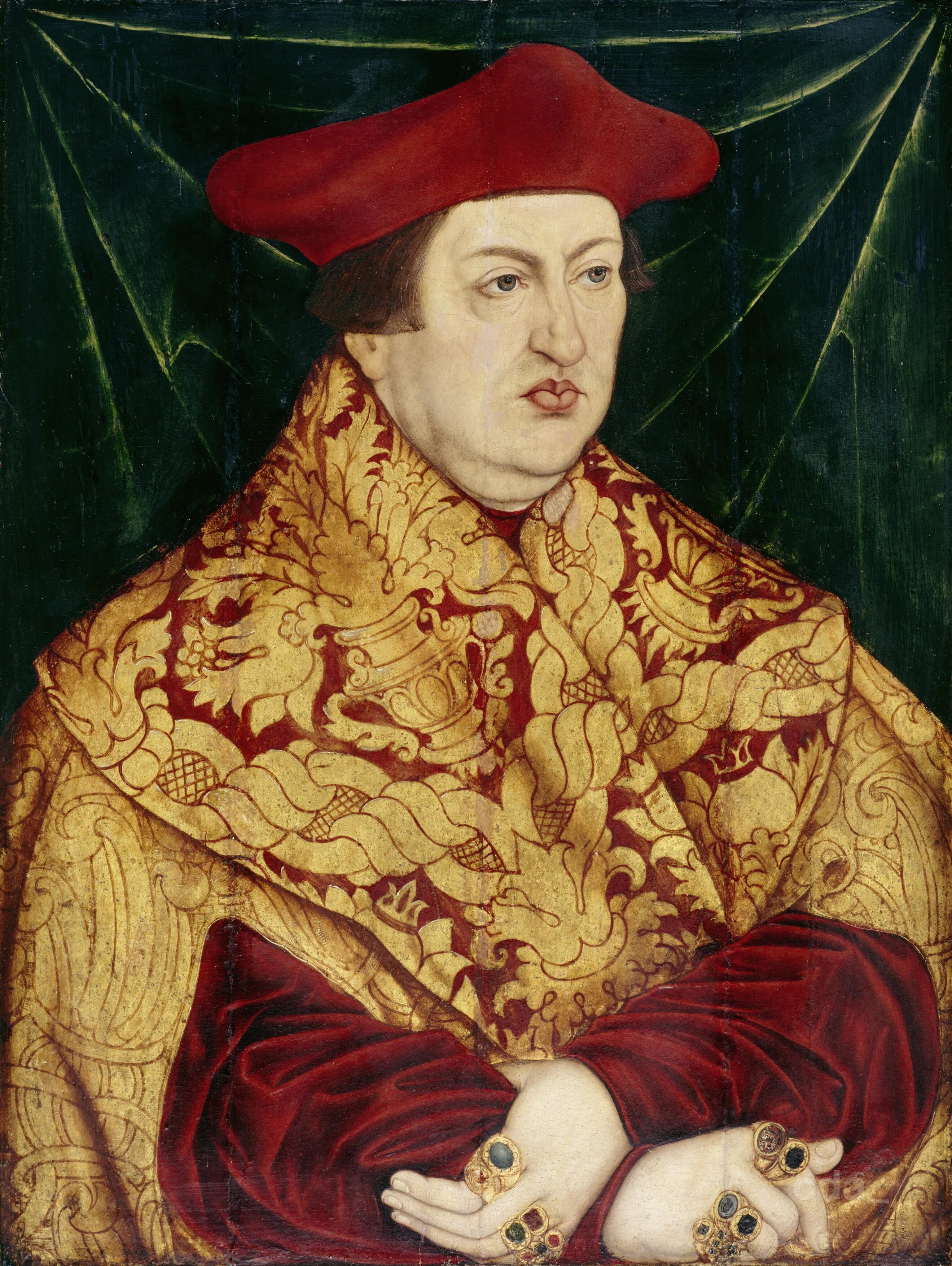 le cardinal Albert de Brandebourg - Lucas Cranach the Elder