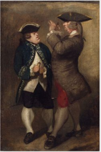 Caricature de Sir William Lowther et Joseph Leeson, futur 1er comte de Milltown - Joshua Reynolds