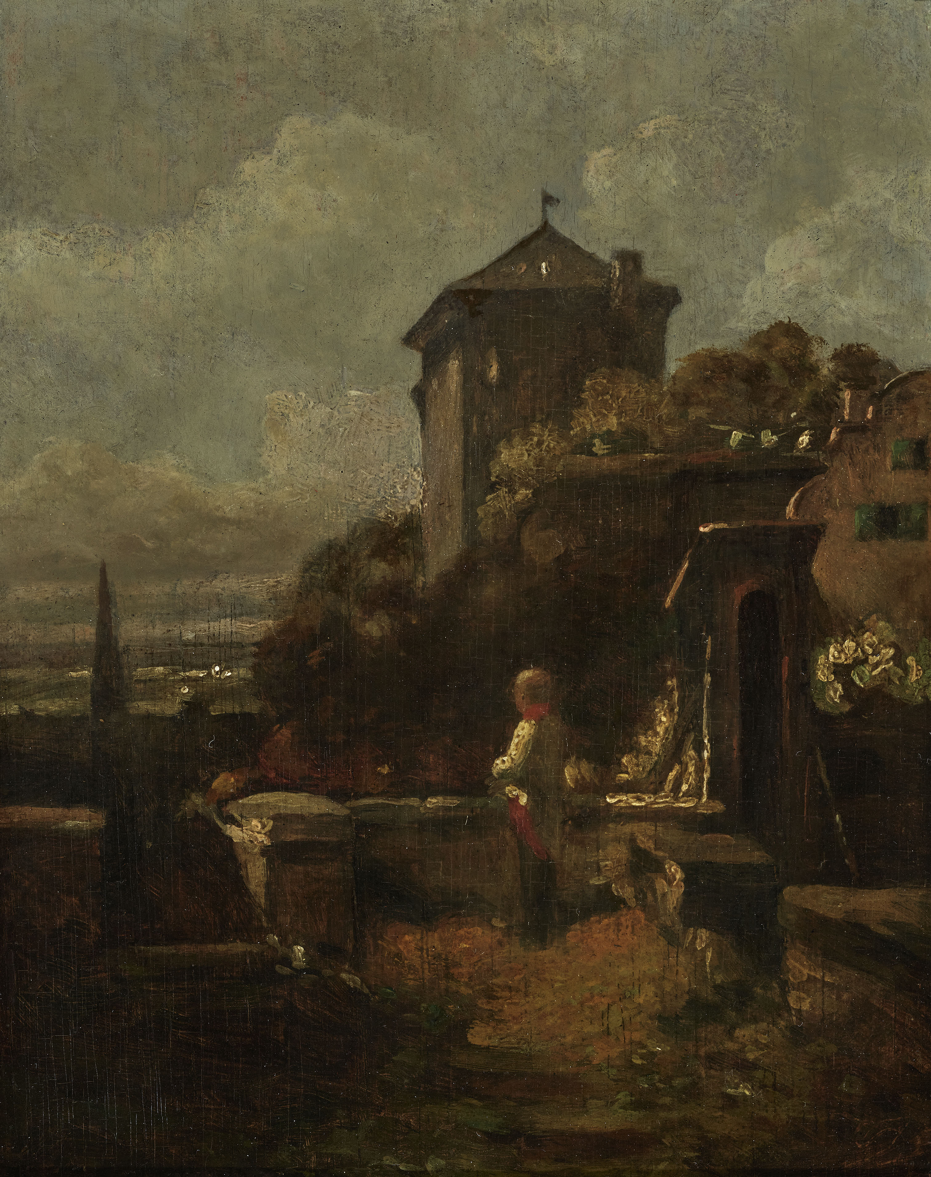 Sentinelle sur les remparts - Carl Spitzweg