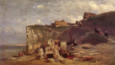 Bain de femme à Dieppe III - Carl Spitzweg - Alpha Reproduction