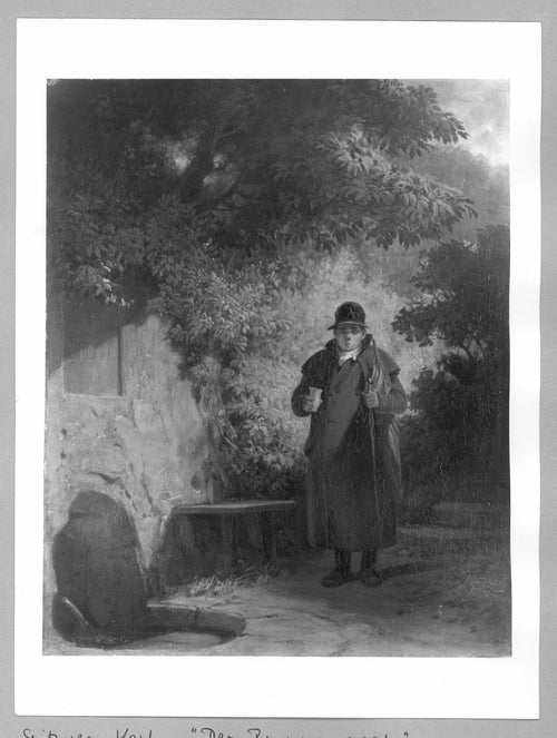 " en utilisant l'eau minérale,, - Carl Spitzweg