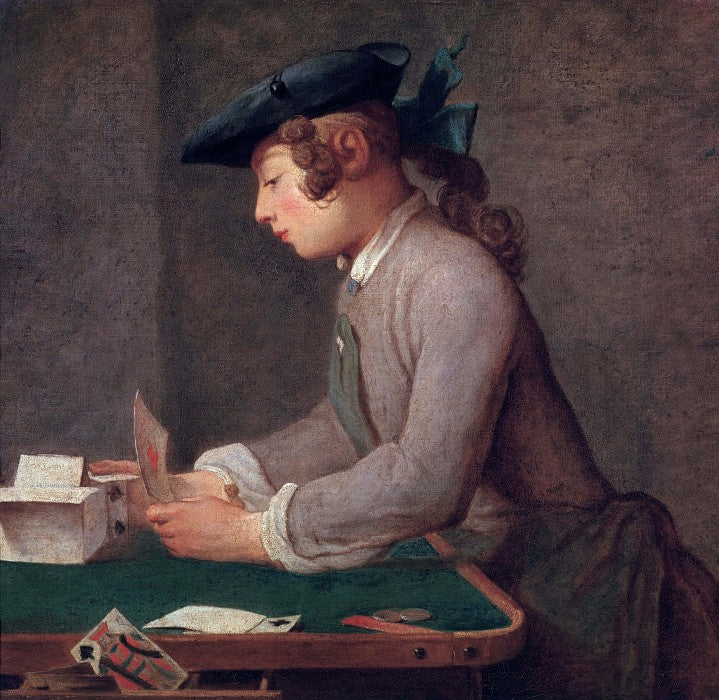 Le Château de cartes - Jean Siméon Chardin