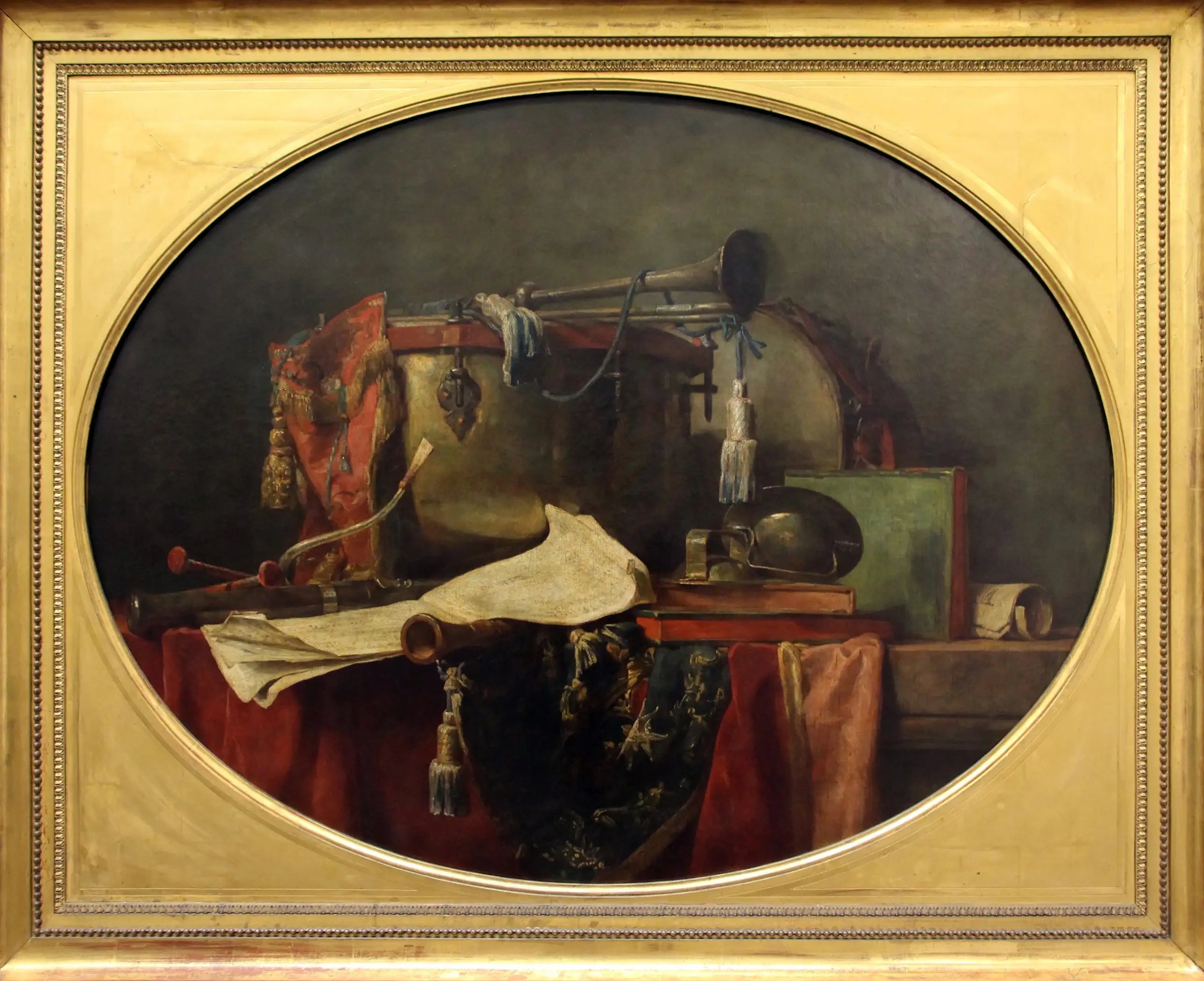 Les Instruments de la musique militaire - Jean Siméon Chardin - Alpha Reproduction