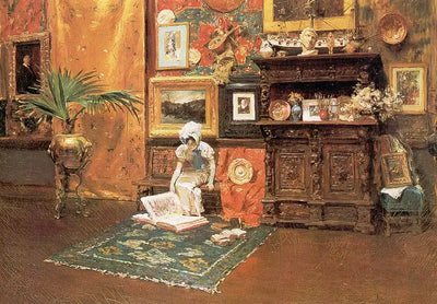 Intérieur d’atelier - William Merritt Chase - Alpha Reproduction
