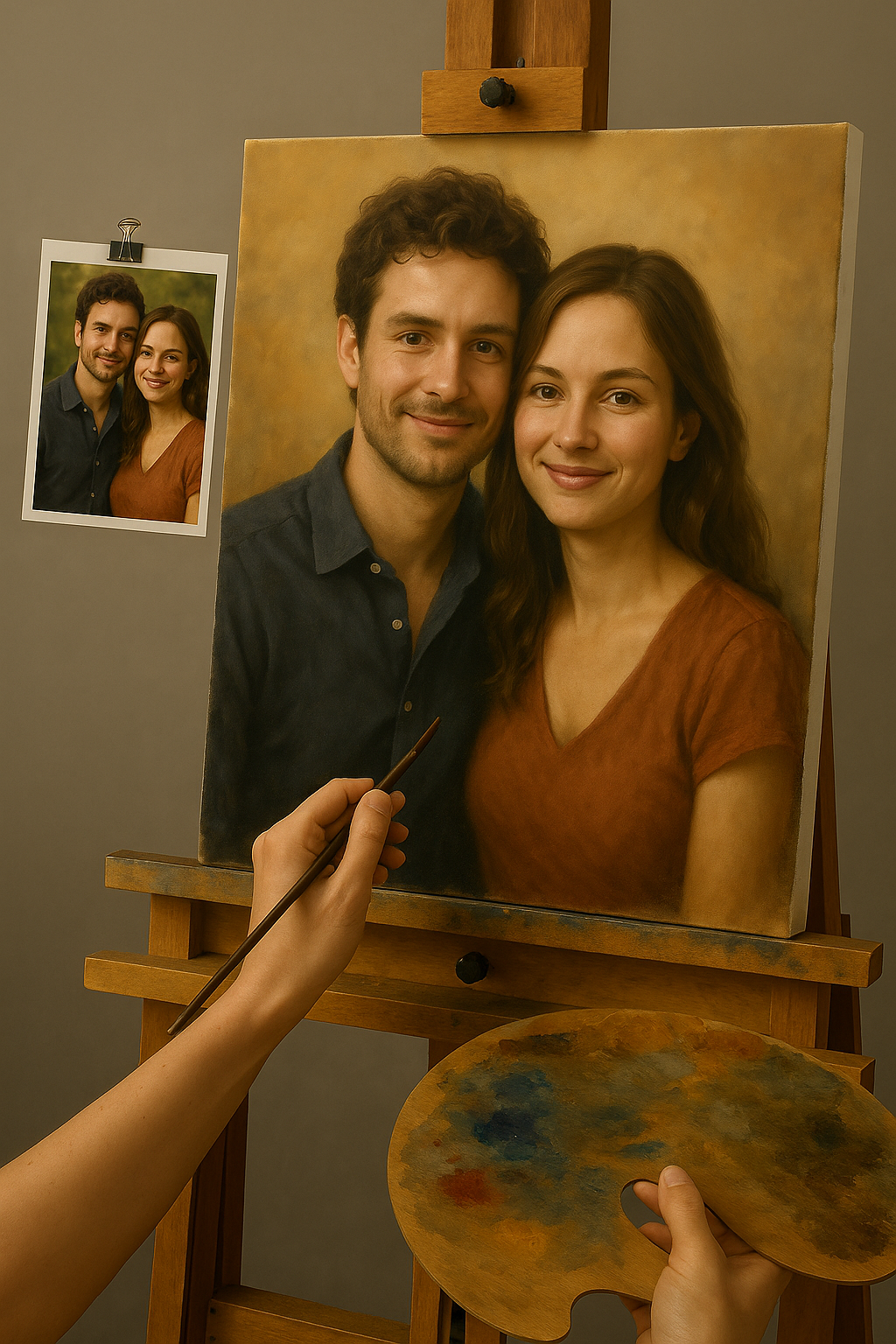 💑 맞춤 커플 그림 – 독특하고 감성적인 유화