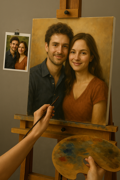 💑 맞춤 커플 그림 – 독특하고 감성적인 유화