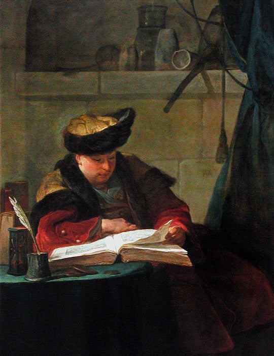 Un chimiste dans son laboratoire - Jean Siméon Chardin
