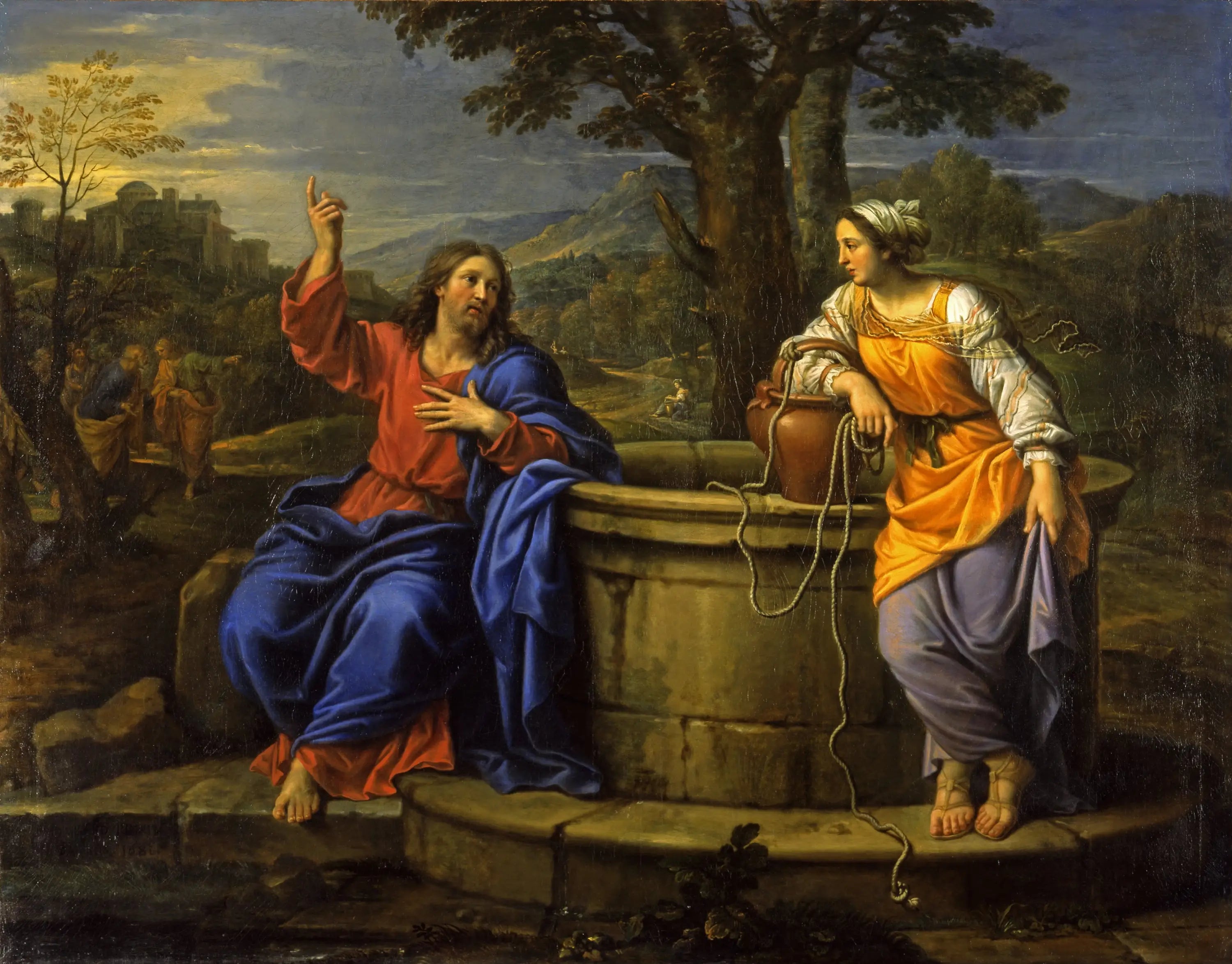 Le Christ et la Samaritaine - Pierre Mignard - Alpha Reproduction