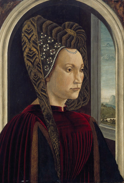 Portrait présumé de Clarice Orsini épouse de Laurent le Magnifique - Domenico Ghirlandaio - Alpha Reproduction