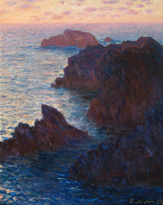 벨르일 절벽 – 모네 1886