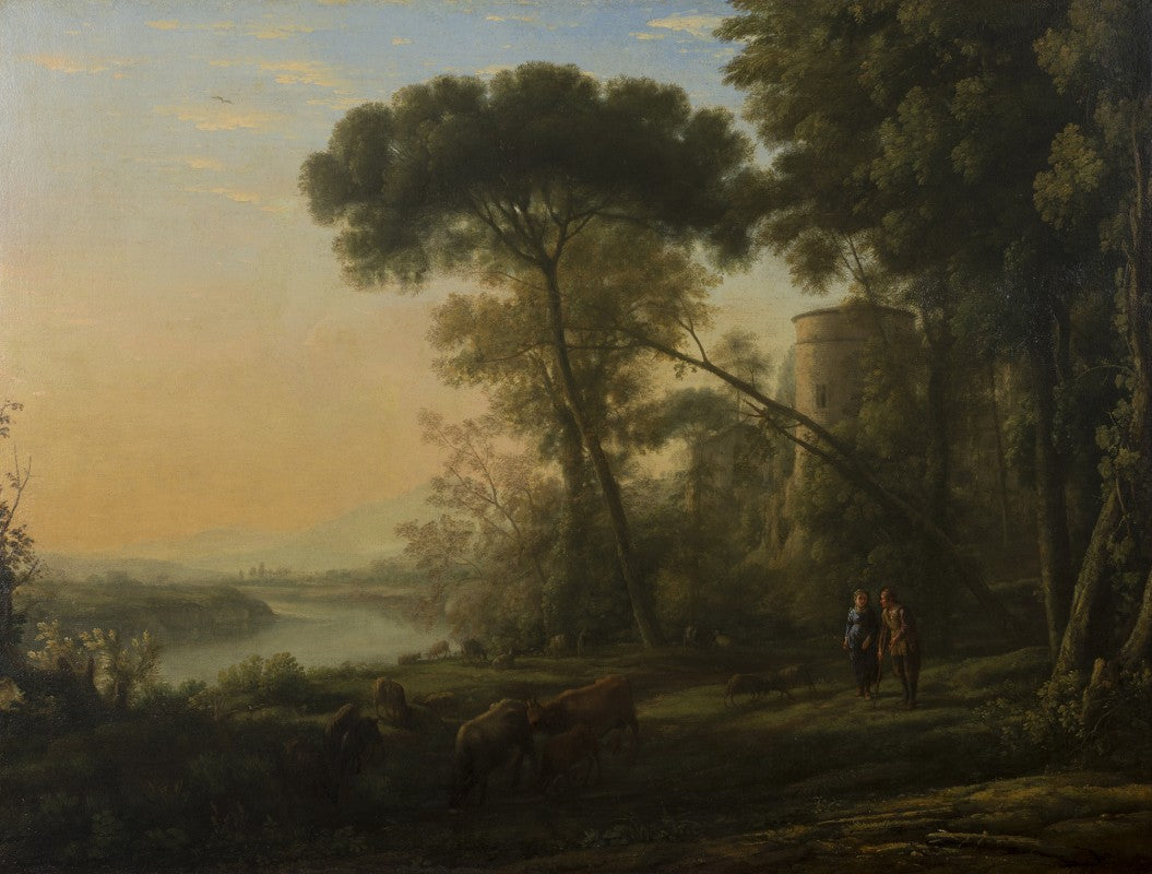 Matin : Un paysage boisé - Claude Lorrain