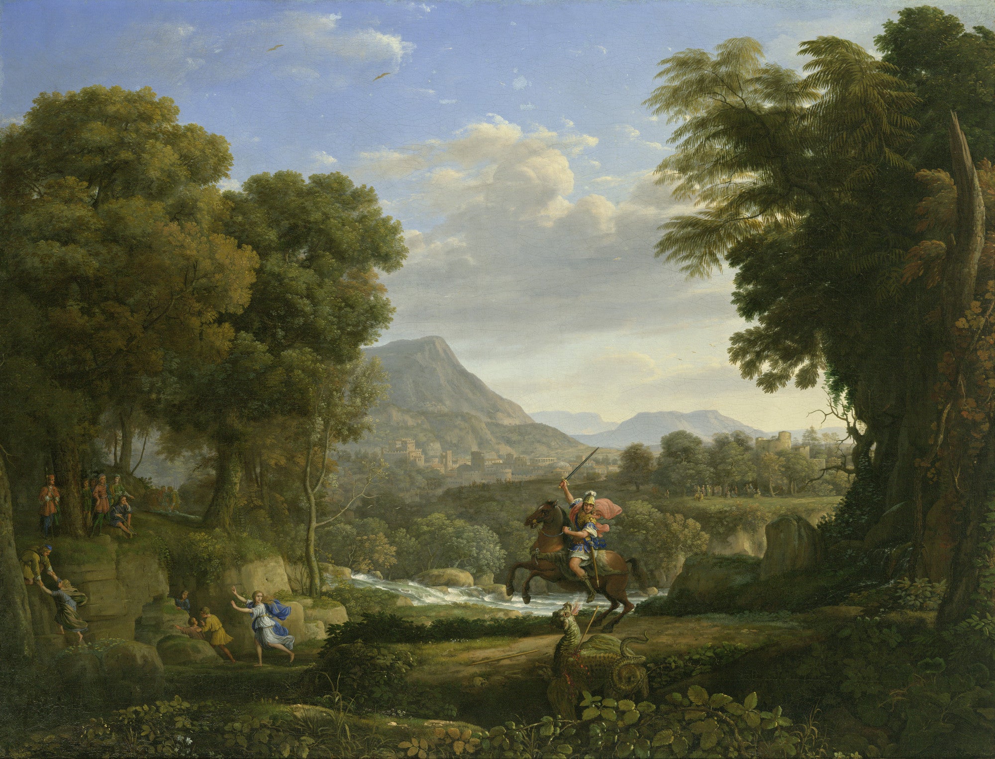 Paysage avec Saint Georges et le Dragon - Claude Lorrain