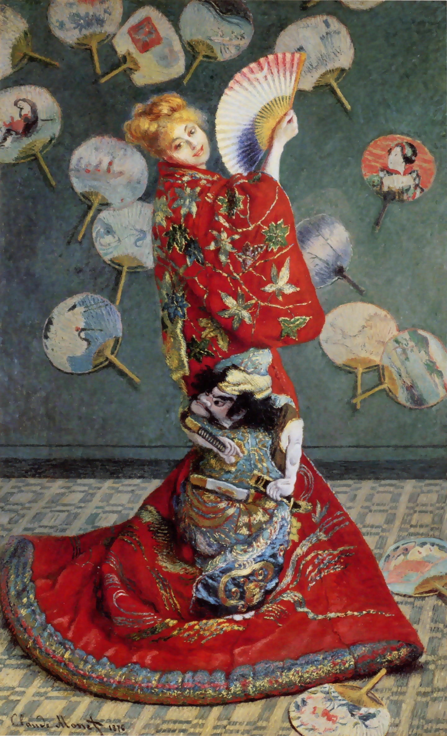 Madame Monet en costume japonais - Claude Monet